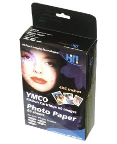 Consumible para Impresora HiTi serie 730PS, 731PS, 730 Gala 4x6" para 60 impresiones.